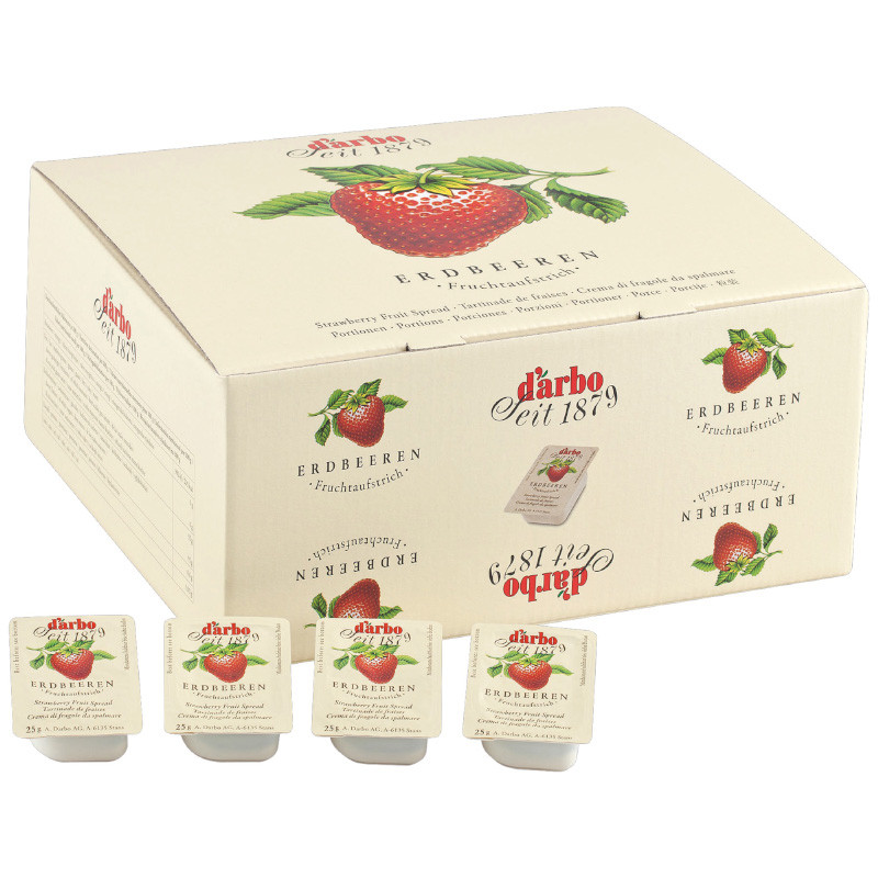 Darbo Portionen Erdbeer 100 x 25 g 45% Fruchtanteil kaufen